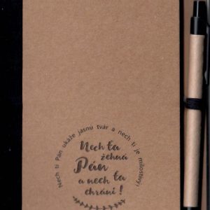 Zápisník s perom - Nech ťa žehná Pán