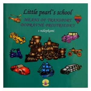 Omaľovánky - Little Pear´s school - dopravné prostriedky