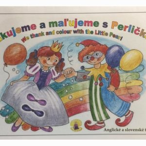 Omaľovánky - Ďakujeme a maľujeme s Perličkou