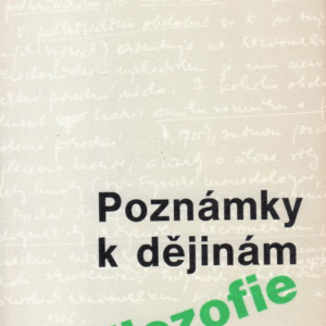 Poznámky  k dějinám filozofie